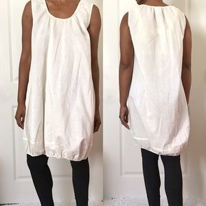Zero + Maria Cornejo Linen Bubble Dress